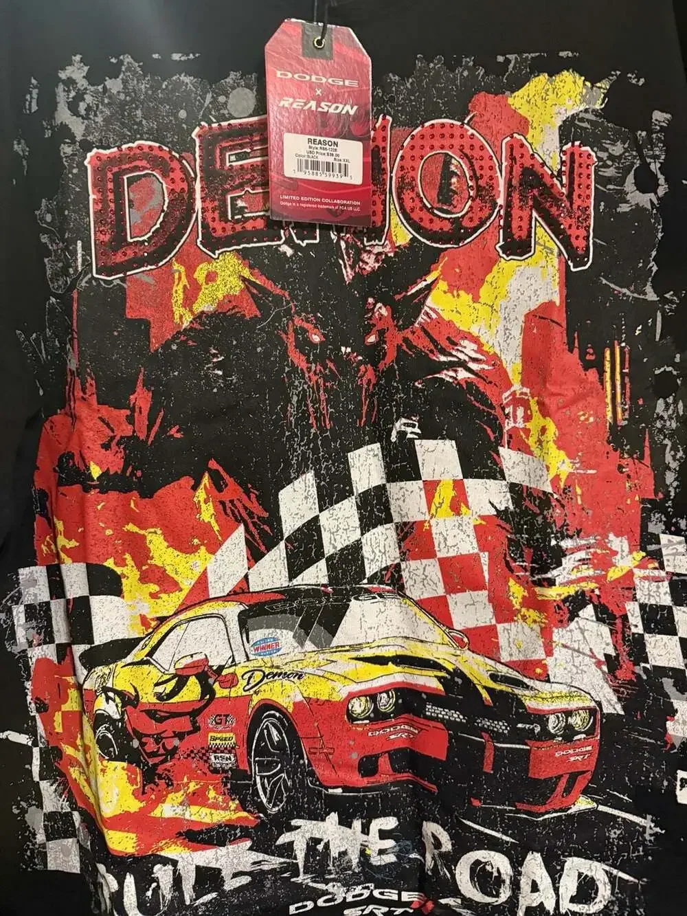 Dodge x Reason Demon Limited Edition Graphic T-Shirt